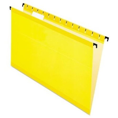 ESSELTE PENDAFLEX CORPORATION Esselte Pendaflex 615315YEL Poly Laminate Hanging Folders; Legal; 1-5 Tab; Yellow; 20 Per Box 615315YEL